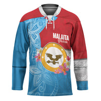 Personalised Malaita Province Day Hockey Jersey Solomon Islands Maramapaina Flag Color LT14 Unisex Blue - Polynesian Pride