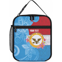 Personalised Malaita Province Day Lunch Bag Solomon Islands Maramapaina Flag Color LT14 10.2 × 8.3 × 4.3 inch Blue - Polynesian Pride