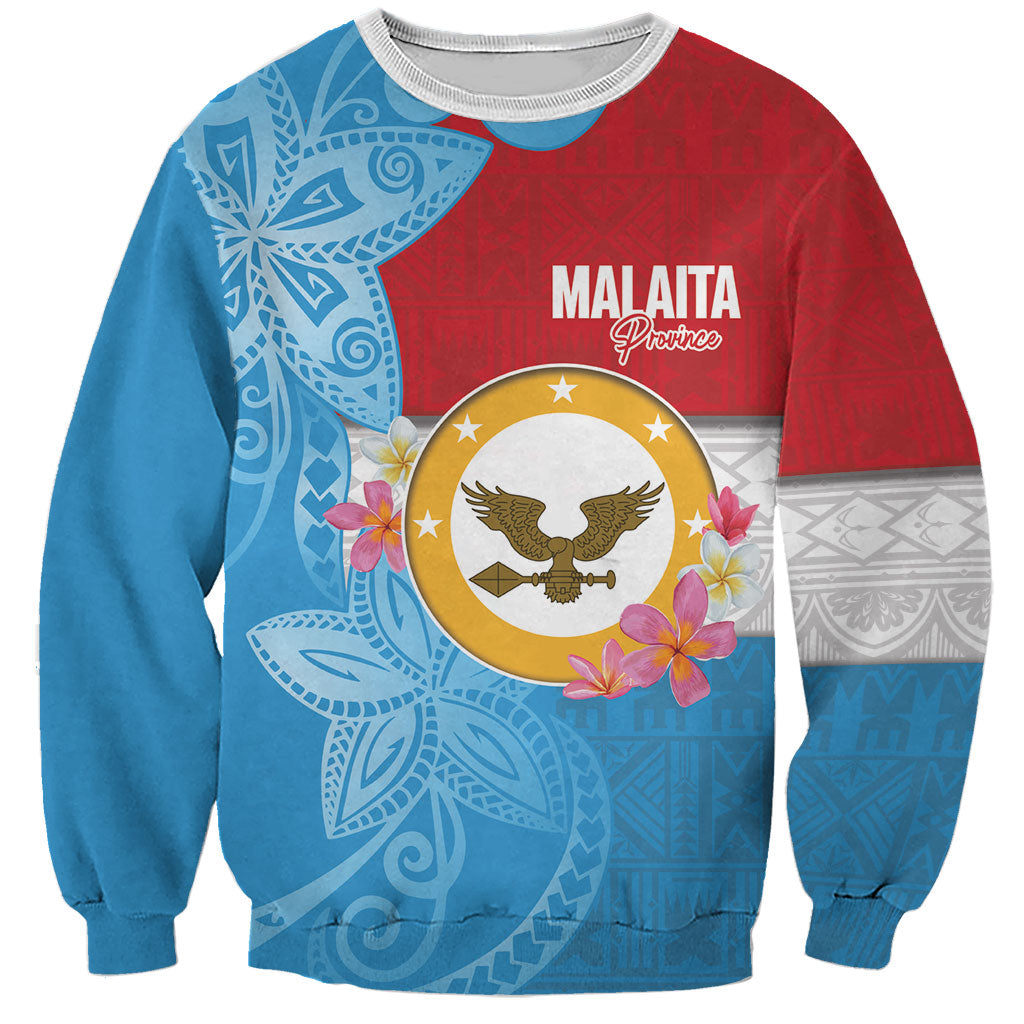 Personalised Malaita Province Day Sweatshirt Solomon Islands Maramapaina Flag Color LT14 Unisex Blue - Polynesian Pride