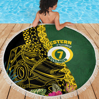 Western Province Day Beach Blanket Wes Provins Nguzunguzu Symbol LT14 - Polynesian Pride