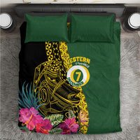 Western Province Day Bedding Set Wes Provins Nguzunguzu Symbol LT14 Green - Polynesian Pride