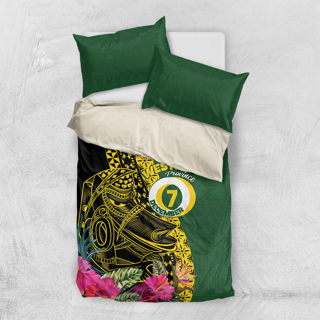 Western Province Day Bedding Set Wes Provins Nguzunguzu Symbol LT14 US Twin 172cm x 218cm Green - Polynesian Pride