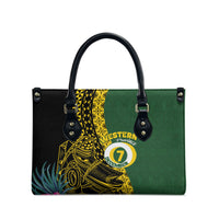 Western Province Day Leather Bag Wes Provins Nguzunguzu Symbol LT14 - Polynesian Pride