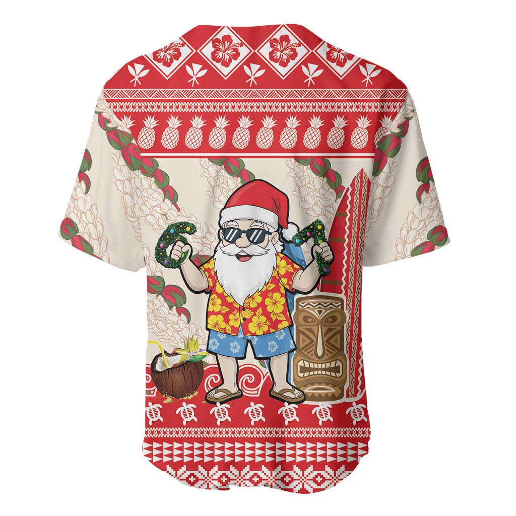 Hawaii Christmas Six Seven Baseball Jersey Mele Kalikimaka Funny Santa 67 Gen Alpha Slang - Polynesian Pride