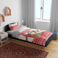 Hawaii Christmas Six Seven Bedding Set Mele Kalikimaka Funny Santa 67 Gen Alpha Slang - Polynesian Pride