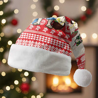 Hawaii Christmas Six Seven Christmas Santa Hat Mele Kalikimaka Funny Santa 67 Gen Alpha Slang - Polynesian Pride