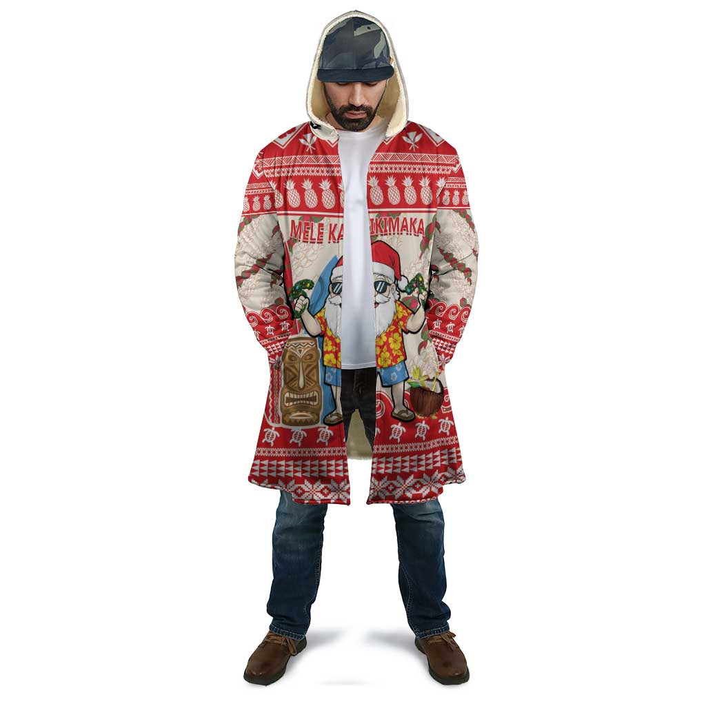 Hawaii Christmas Six Seven Cloak Mele Kalikimaka Funny Santa 67 Gen Alpha Slang LT14 - Polynesian Pride