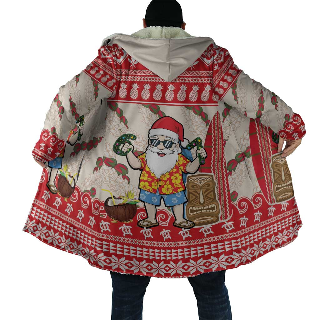 Hawaii Christmas Six Seven Cloak Mele Kalikimaka Funny Santa 67 Gen Alpha Slang LT14 - Polynesian Pride