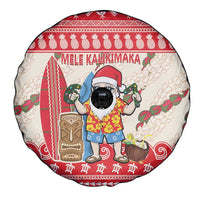 Hawaii Christmas Six Seven Spare Tire Cover Mele Kalikimaka Funny Santa 67 Gen Alpha Slang LT14 - Polynesian Pride
