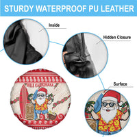 Hawaii Christmas Six Seven Spare Tire Cover Mele Kalikimaka Funny Santa 67 Gen Alpha Slang LT14 - Polynesian Pride