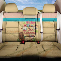 Aloha Hawaii Mele Kalikimaka Back Car Seat Cover Beachy Funny Santa Hawaiian Lei LT14 One Size Yellow - Polynesian Pride