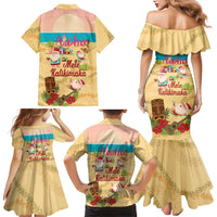 Aloha Hawaii Mele Kalikimaka Family Matching Mermaid Dress and Hawaiian Shirt Beachy Funny Santa Hawaiian Lei LT14 - Polynesian Pride