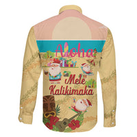 Aloha Hawaii Mele Kalikimaka Family Matching Mermaid Dress and Hawaiian Shirt Beachy Funny Santa Hawaiian Lei LT14 - Polynesian Pride