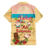 Aloha Hawaii Mele Kalikimaka Family Matching Summer Maxi Dress and Hawaiian Shirt Beachy Funny Santa Hawaiian Lei LT14 - Polynesian Pride