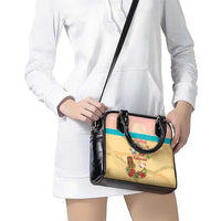 Aloha Hawaii Mele Kalikimaka Shoulder Handbag Beachy Funny Santa Hawaiian Lei LT14 - Polynesian Pride