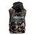Kia Ora New Zealand Sleeveless Zip Hoodie Aotearoa Proud Maori Silver Fern - Polynesian Pride