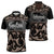 Kia Ora New Zealand Zipper Polo Shirt Aotearoa Proud Maori Silver Fern - Polynesian Pride