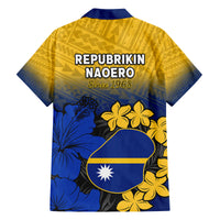 Nauru Independence Day Family Matching Off Shoulder Maxi Dress and Hawaiian Shirt Repubrikin Naoero Polynesian Pattern LT14 - Polynesian Pride