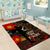New Zealand ANZAC Day Area Rug Lest We Forget Silver Fern With Camouflage LT14 - Polynesian Pride