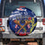 Australia And New Zealand ANZAC Day Spare Tire Cover Lest We Forget Silver Fern With Golden Wattle LT14 - Polynesian Pride