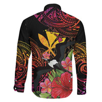 Hawaii Iwa Bird Family Matching Mermaid Dress and Hawaiian Shirt Great Frigatebird Kanaka Tropical Hippie Style LT14 - Polynesian Pride