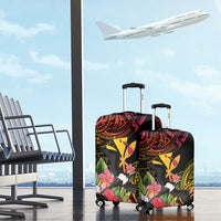 Hawaii Iwa Bird Luggage Cover Great Frigatebird Kanaka Tropical Hippie Style - Polynesian Pride