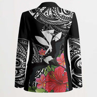 Hawaii Iwa Bird Blazer Great Frigatebird Kanaka Tropical Flowers LT14 - Polynesian Pride