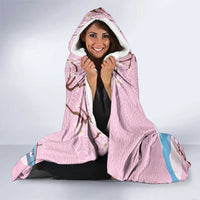 Japanese Torii Gate Cranes Personalised Hooded Blanket Fuji Mount Sakura Seigaiha Pattern LT14 - Polynesian Pride