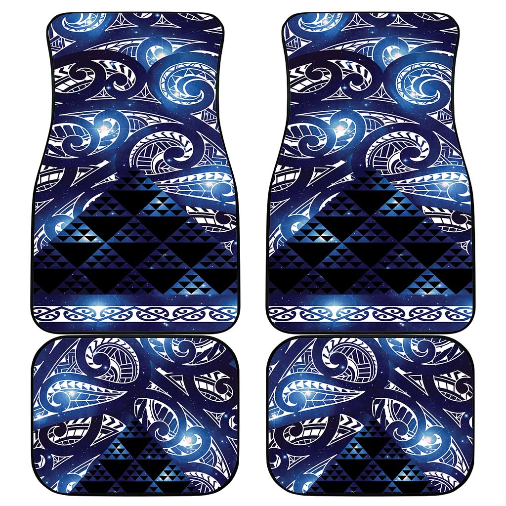 Matariki New Zealand Car Mats NZ Niho Taniwha Maori New Year Blue Galaxy