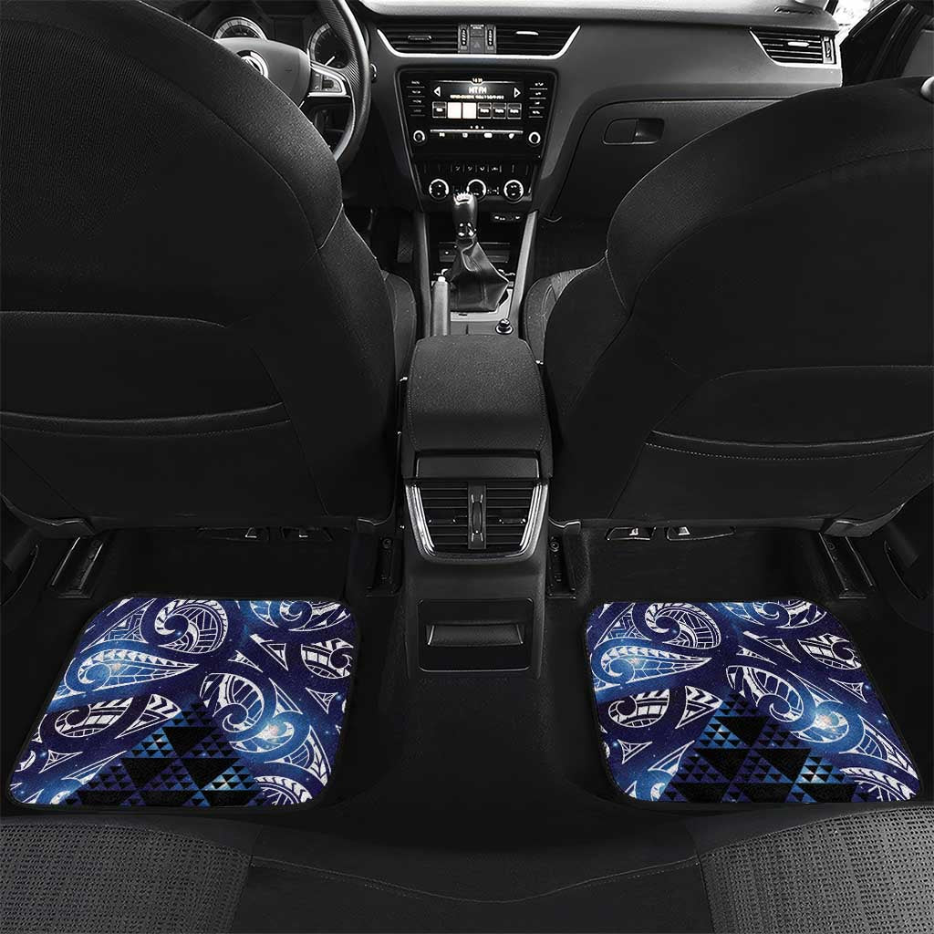 Matariki New Zealand Car Mats NZ Niho Taniwha Maori New Year Blue Galaxy