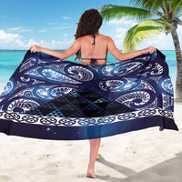 Matariki New Zealand Sarong NZ Niho Taniwha Maori New Year Blue Galaxy