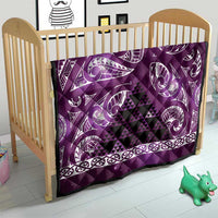 Matariki New Zealand Quilt NZ Niho Taniwha Maori New Year Purple Galaxy