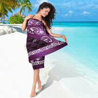 Matariki New Zealand Sarong NZ Niho Taniwha Maori New Year Purple Galaxy
