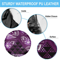 Matariki New Zealand Spare Tire Cover NZ Niho Taniwha Maori New Year Purple Galaxy