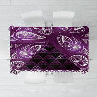 Matariki New Zealand Tablecloth NZ Niho Taniwha Maori New Year Purple Galaxy