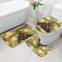 Matariki New Zealand Bathroom Set NZ Niho Taniwha Maori New Year Yellow Galaxy