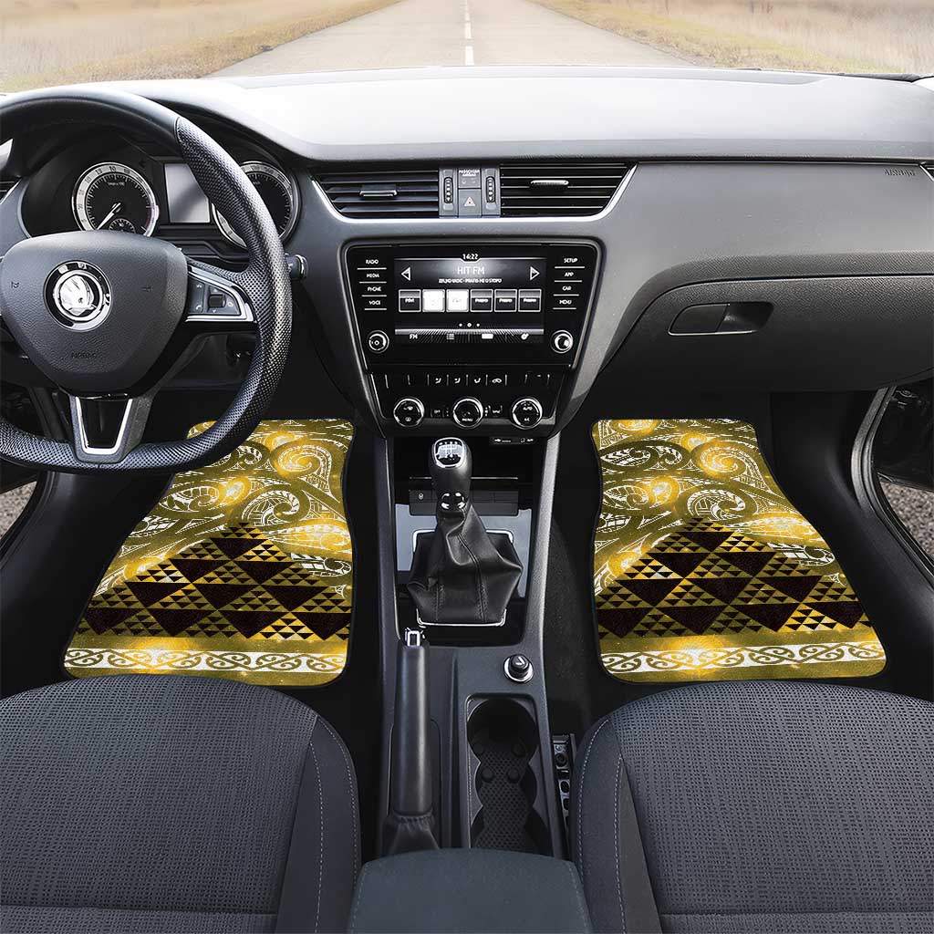 Matariki New Zealand Car Mats NZ Niho Taniwha Maori New Year Yellow Galaxy