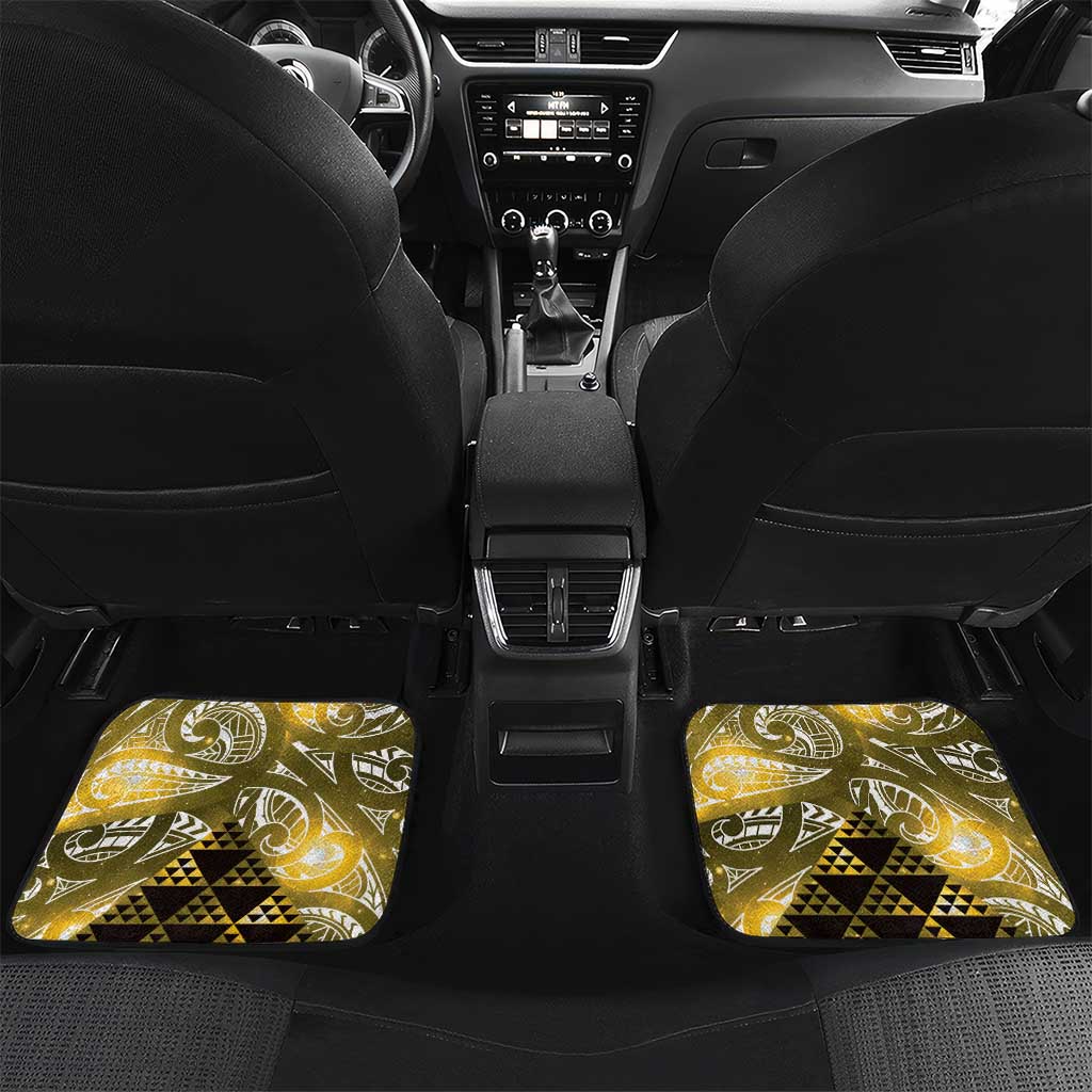 Matariki New Zealand Car Mats NZ Niho Taniwha Maori New Year Yellow Galaxy