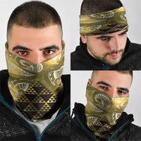 Matariki New Zealand Neck Gaiter NZ Niho Taniwha Maori New Year Yellow Galaxy