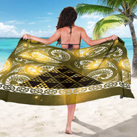 Matariki New Zealand Sarong NZ Niho Taniwha Maori New Year Yellow Galaxy
