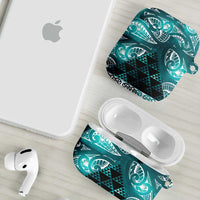 Matariki New Zealand AirPods Case NZ Niho Taniwha Maori New Year Cyan Galaxy