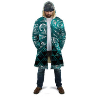 Matariki New Zealand Cloak NZ Niho Taniwha Maori New Year Cyan Galaxy