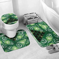 Matariki New Zealand Bathroom Set NZ Niho Taniwha Maori New Year Green Galaxy