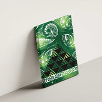 Matariki New Zealand Canvas Wall Art NZ Niho Taniwha Maori New Year Green Galaxy