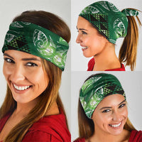Matariki New Zealand Neck Gaiter NZ Niho Taniwha Maori New Year Green Galaxy