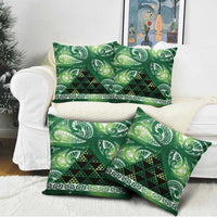 Matariki New Zealand Pillow Cover NZ Niho Taniwha Maori New Year Green Galaxy