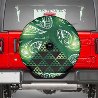 Matariki New Zealand Spare Tire Cover NZ Niho Taniwha Maori New Year Green Galaxy LT14 - Polynesian Pride