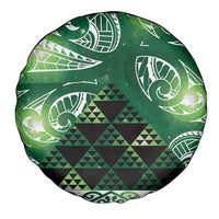 Matariki New Zealand Spare Tire Cover NZ Niho Taniwha Maori New Year Green Galaxy LT14 - Polynesian Pride