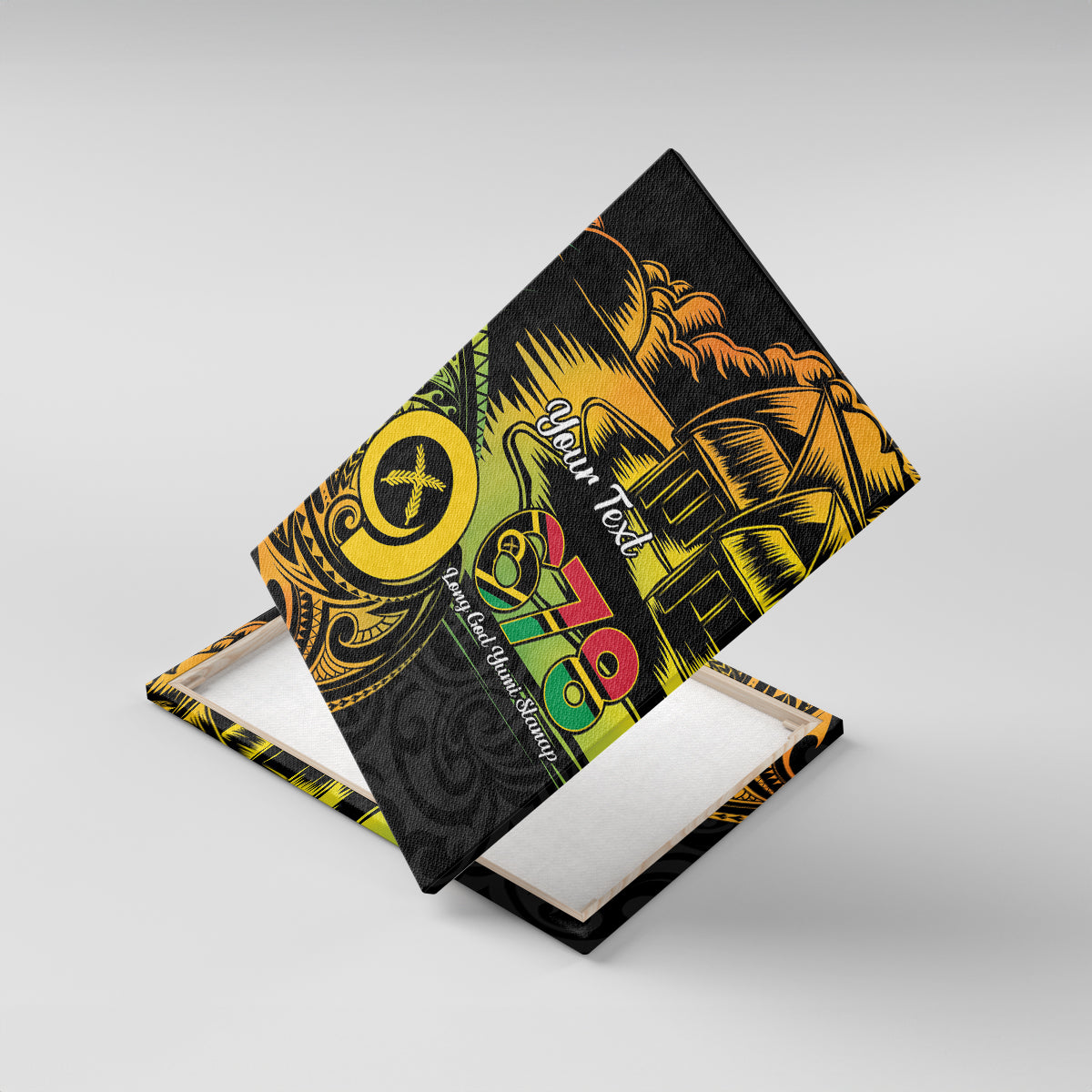 Personalised Vanuatu 678 Canvas Wall Art Proud To Be A Ni-Van