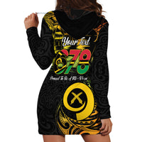 Personalised Vanuatu 678 Hoodie Dress Proud To Be A Ni-Van LT14 - Polynesian Pride